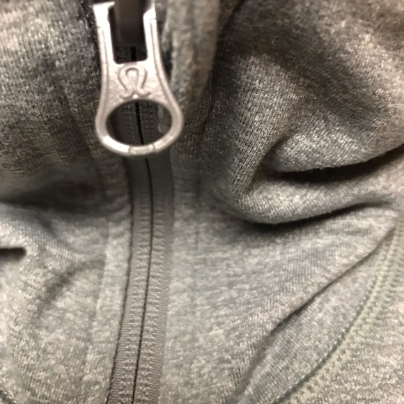 Lululemon" In Stride Jacket Gray Graphic Running-Full Zip - Picture 11 of 11